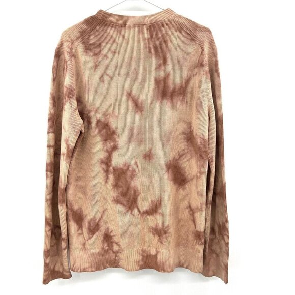 Theory Masten Tie Dye Ribbed Cotton Sweater Men's Medium - Picture 4 of 4